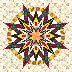 WISHING STAR Quilt Foundation Paper Piecing Pattern Judy Niemeyer ...