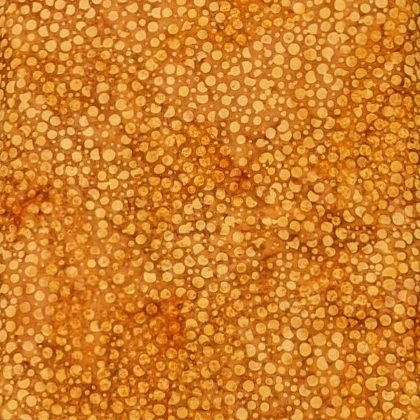 Island Batik - IB 122015035 - Honey Berries - Holly Holiday - Golden Burnt Orange Brown Christmas Tonal Winter Dots Spots Bronze Cider Ochre