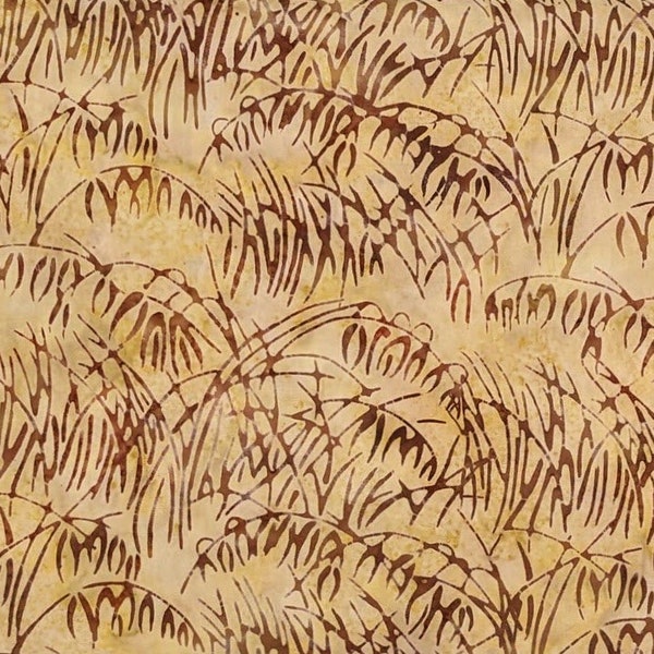 Island Batik - IB 122006079 - Latte Wheat Aries Field - Autumn Sunset - Warm Light Beige Tan Medium Brown Grass Hay Oat Sand Syrup Caramel