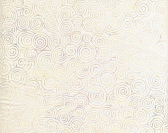 Island Batik - IB Icing - Neutrals - Light Creamy White Ivory Beige Tan Purple Pink Gray Swirls Spirals Curls