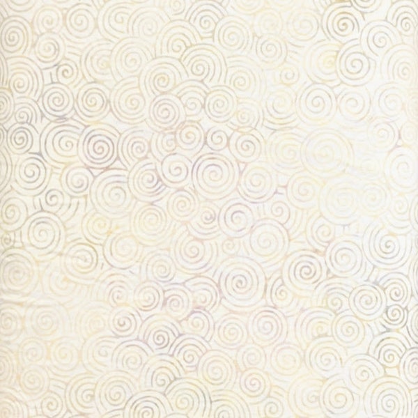 Island Batik - IB Icing - Neutrals - Light Creamy White Ivory Beige Tan Purple Pink Gray Swirls Spirals Curls