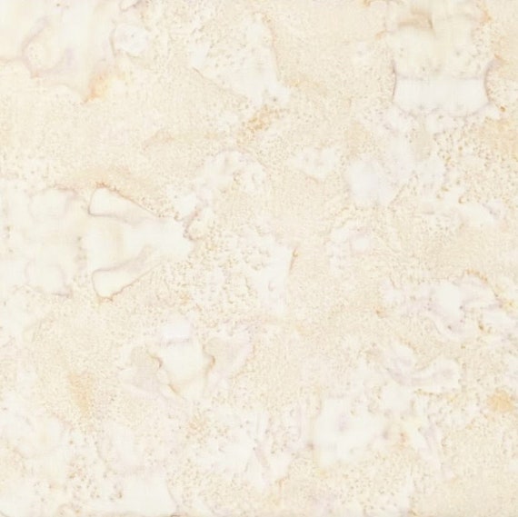 Hoffman California - 1895-531 Papyrus - Bali Batik Watercolor Fabric Blender -Light Ivory Pearl White Tonal Chiffon Lace Antique Parchment