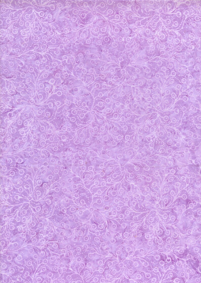 Tonga B7923 Murmur Kinetic Fun Pastel Soft Lilac Lavender Purple Berries Timeless Treasures Wish Collection Batik Fabric Blender