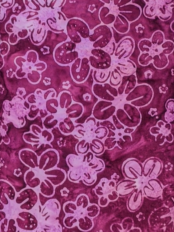 Majestic Batiks Aden 048 Plum Purple Forget Me Not Etsy