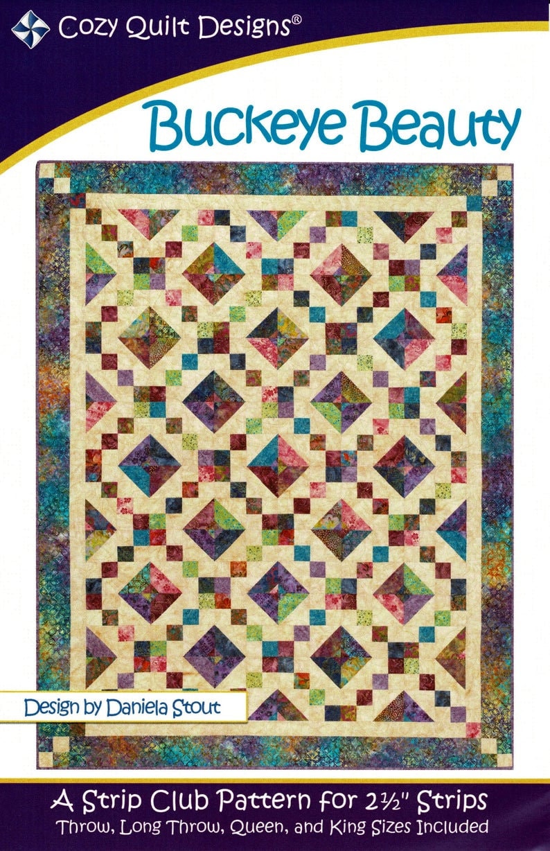 BUCKEYE BEAUTY Quilt Pattern Daniela Stout Cozy Quilt Etsy