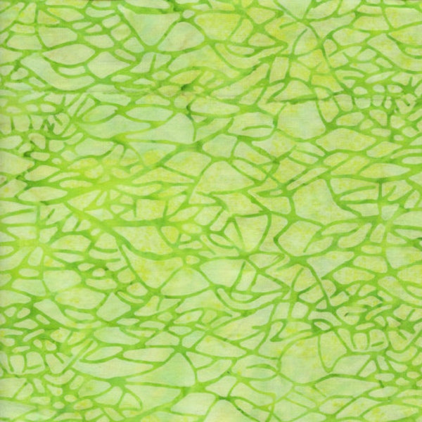 Island Batik - BE27-G1 - Lemongrass Large Netting - Foundations Blenders - Light Bright Soft Green Lime Tonal Happy Icy Spring Winter Summer