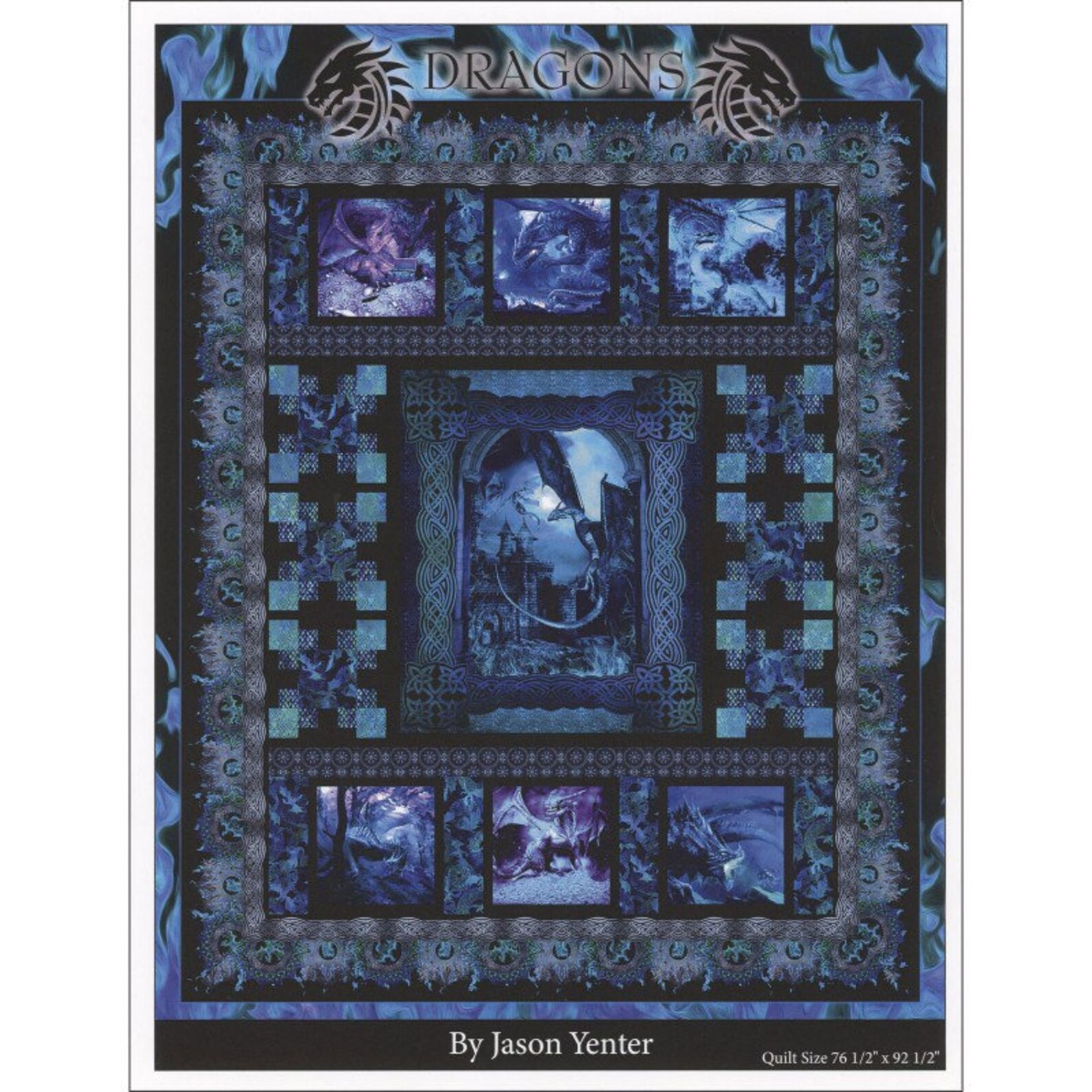 DRAGONS QUILT PATTERN by Jason Yenter for In The Beginning Etsy