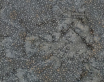 Hoffman California - 885-173 Smoke - Bali Dots - Watercolor Blender Batik Dot Fabric - Dark Winter Gray Steel Grey Anchor Shadow Seal Deep