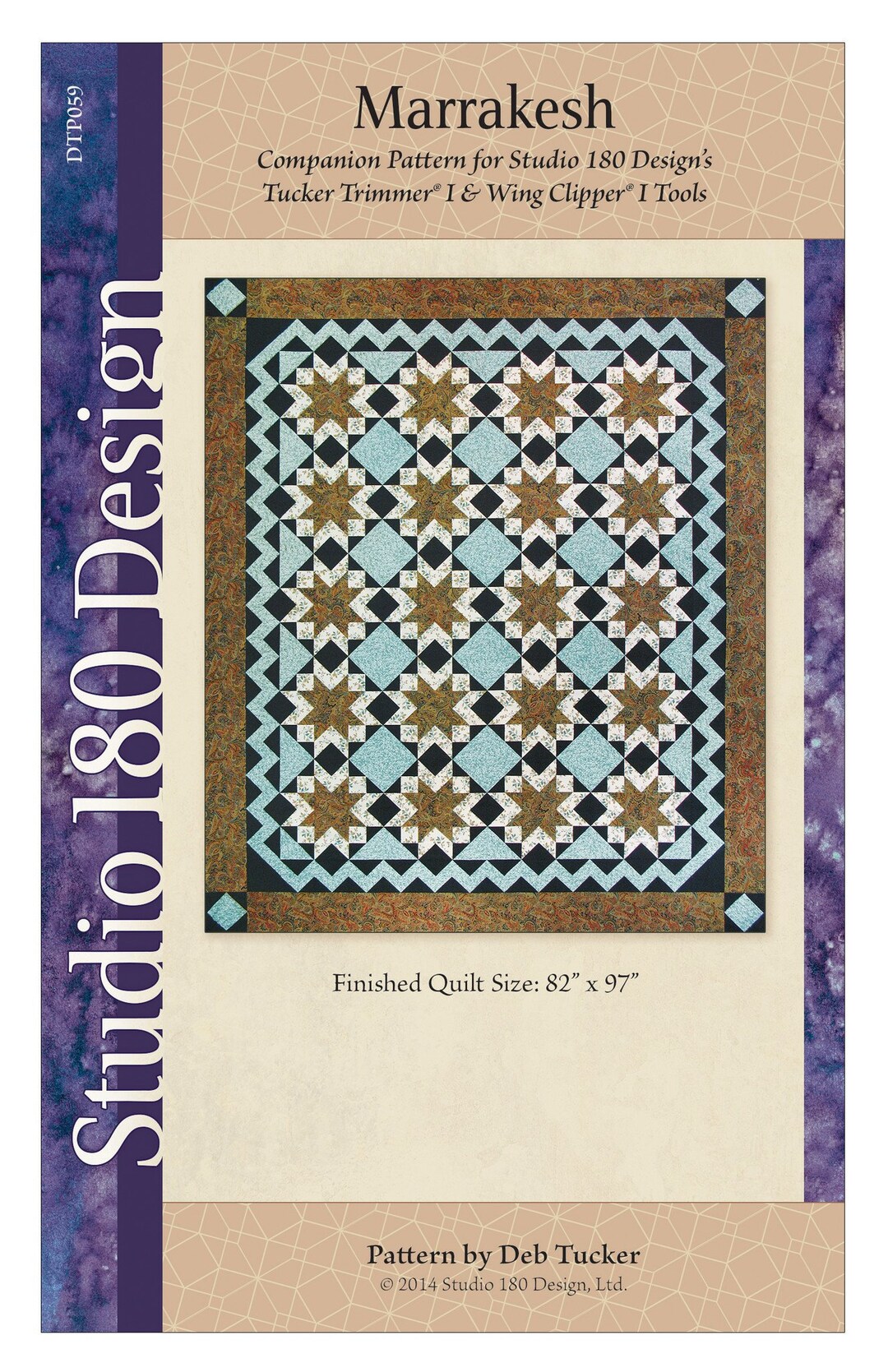 MARRAKESH Quilt Pattern Deb Tucker Studio 180 Design Tucker Trimmer I
