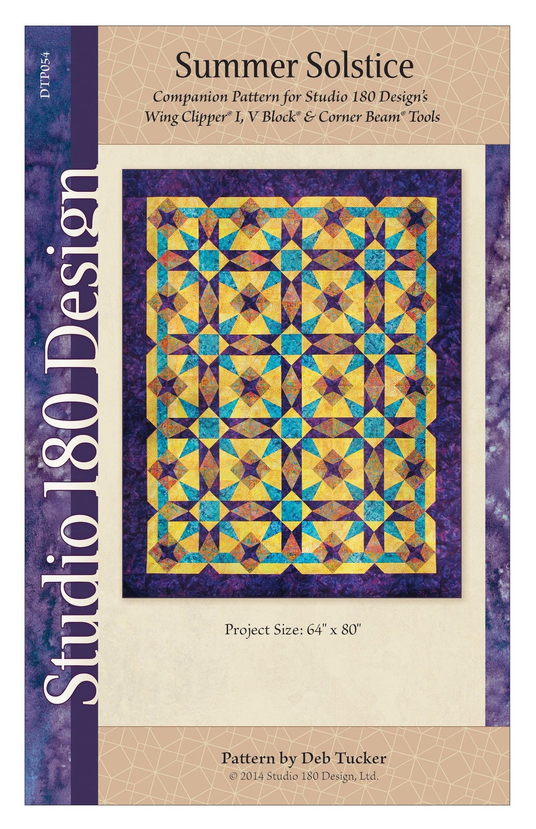 SUMMER SOLSTICE Quilt Pattern Deb Tucker Studio 180 Design Etsy