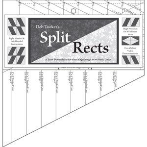 SPLIT RECTS Tool Ruler - Deb Tucker - Studio 180 Design - DT13 - Pieced ...