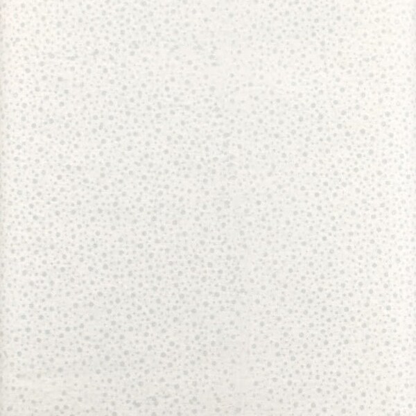 Hoffman California - 885-521 Mist - Bali Dots - Watercolor Blender Batik Dot Fabric - Light Gray Cream White Aqua Aquarium Sky Snow Grey