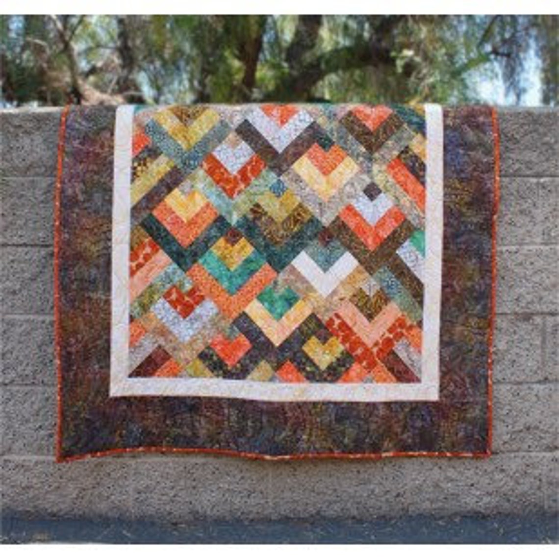 TOP DOWN Quilt Pattern by Daniela Stout for Cozy Quilt Designs Etsy
