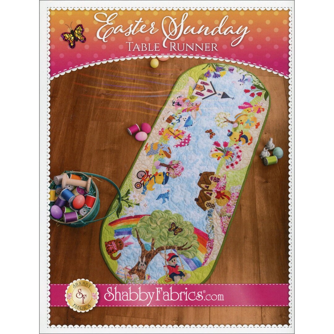 EASTER SUNDAY - Table Runner Quilt Pattern by Shabby Fabrics SF49868 - Etsy