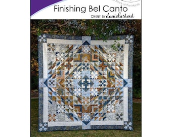 Bel Canto BOM Quilt Pattern Series (7 Patterns) - Daniela Stout - Cozy Quilt Designs