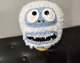 Bumble Abominable Snowman Yeti Inspired Crochet Beanie Hat