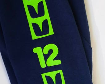 Seattle Seahawks Leggings Grow With Me Baby Pants Baby Beanie
