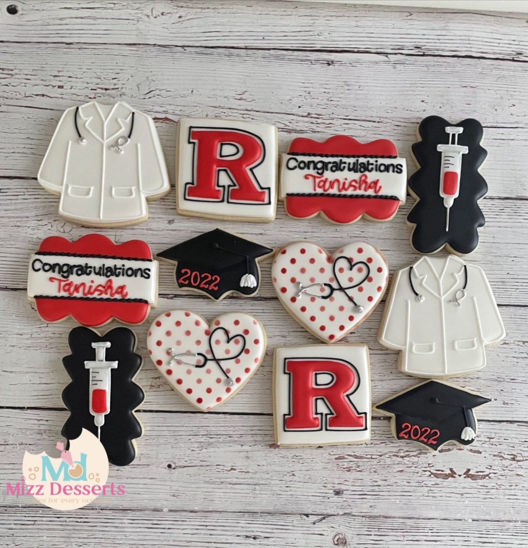 Doctor Graduation Cookies Etsy