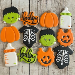 Halloween Baby Shower Cookies image 1