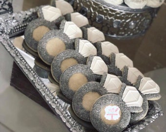 Engagement Ring Sugar Cookies