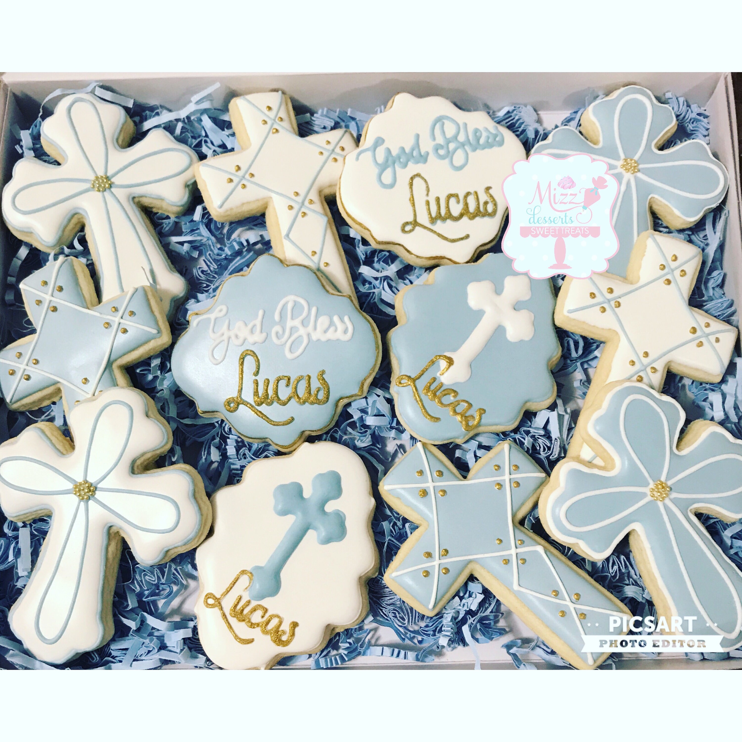 Baptism Christening Communion Dedication Sugar Cookies Etsy