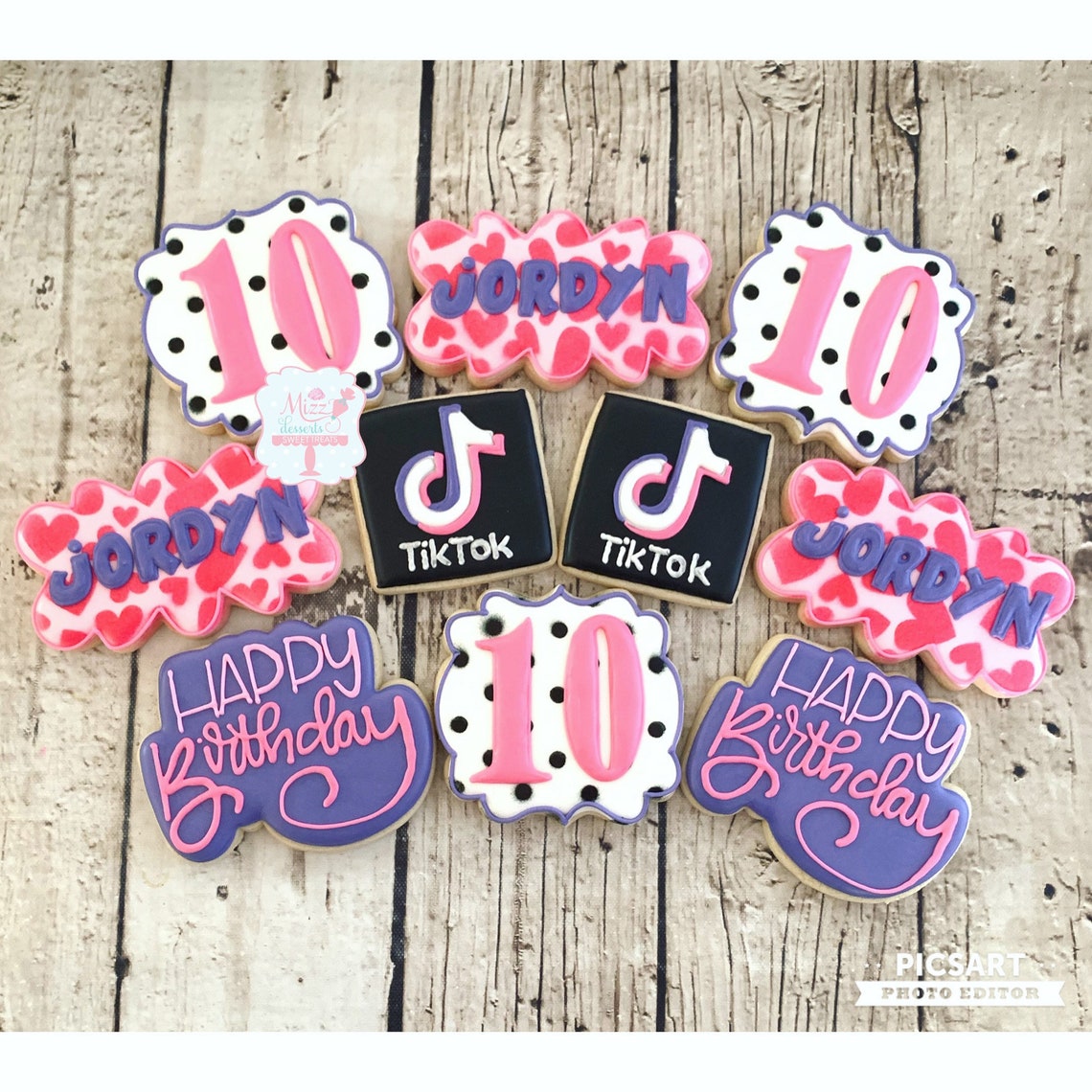 Tik Tok Birthday Cookies image 0