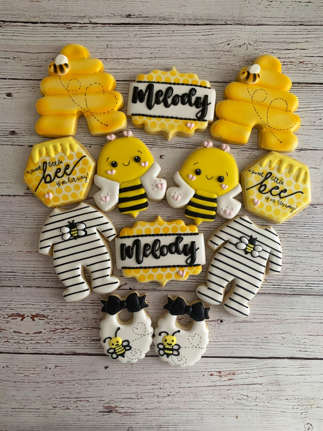 A Sweet Little Bee Cookies - Etsy