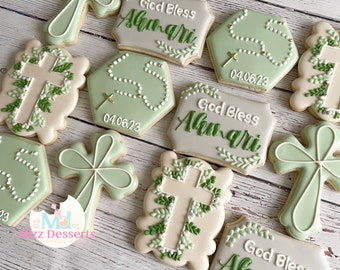 Baptism, Christening, Communion, Dedication Sugar Cookies