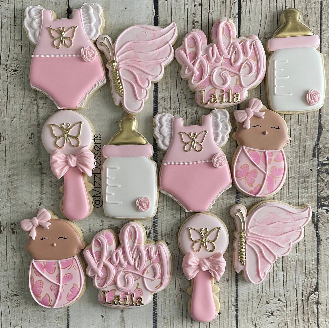 Butterfly Baby Shower Cookies Etsy