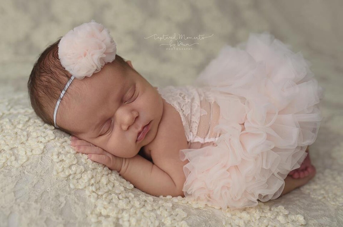 Pale Pink Newborn Tutu Dress Photography Props Newborn Etsy