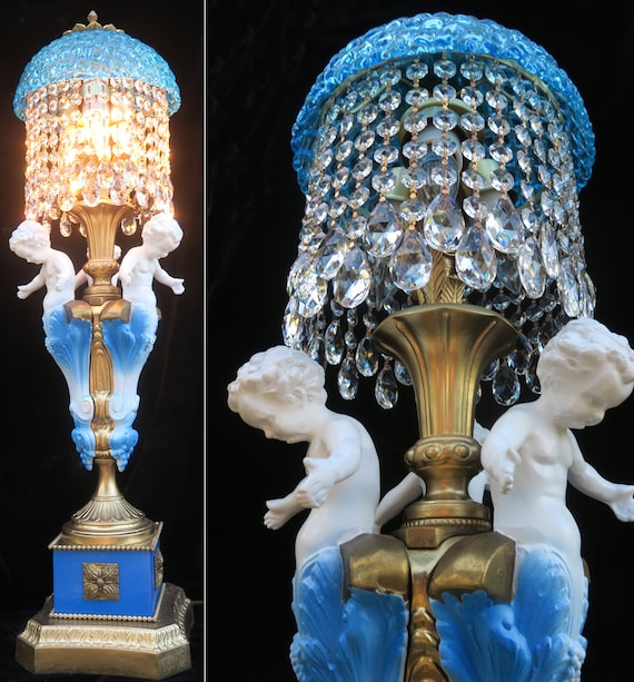 Mermaid on sale lamp vintage