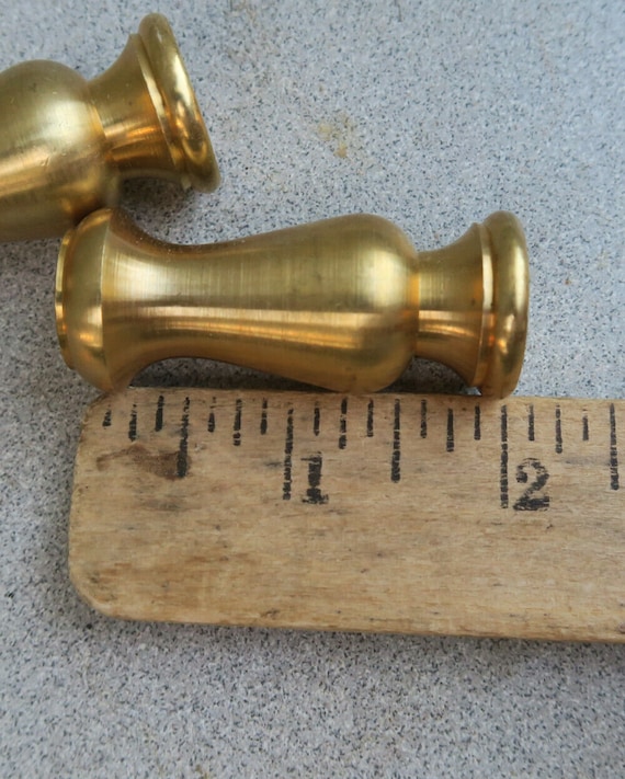 2 Spacer Cast Neck Brass Bronze Lamp Chandelier 1/8 Ip Slip Parts Vintage  Fro Design or Repair Project 