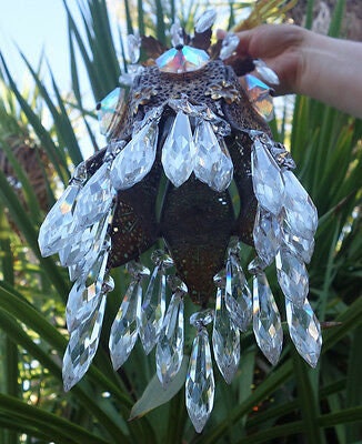 Jeweled Tulip Lily Filigree Swag Lamp Vintage Ab Hollywood Jeweled Tulip Lily Filigree Swag Lamp Vintage Ab Hollywood