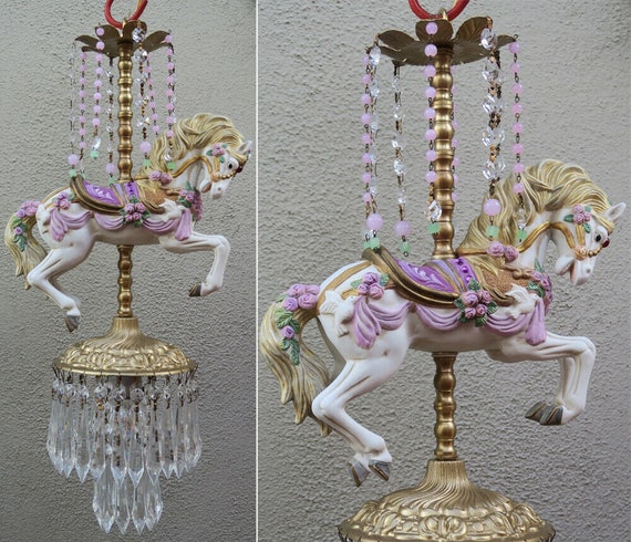Vintage 2024 carousel lamp
