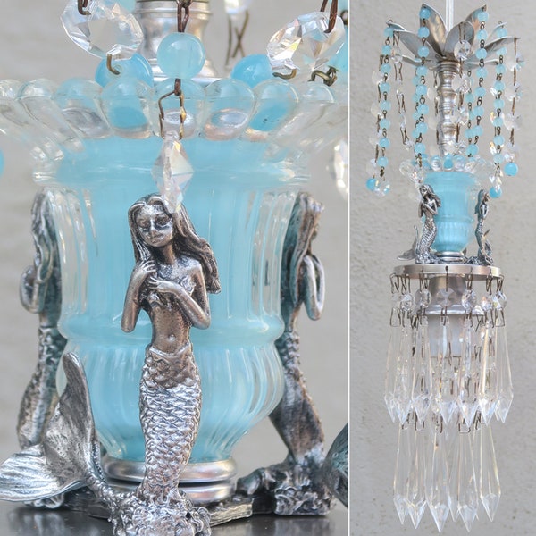 Vintage Mermaid Lamp Etsy