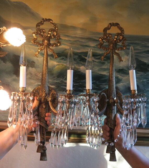 Bow sconces best sale