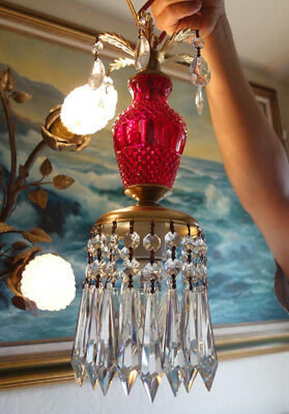 Hanging sale closet light