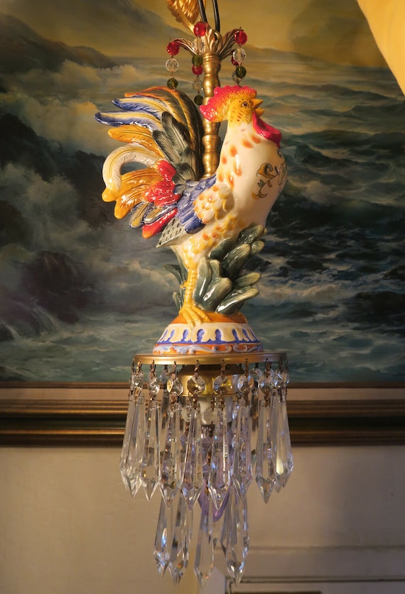 Chicken chandelier deals