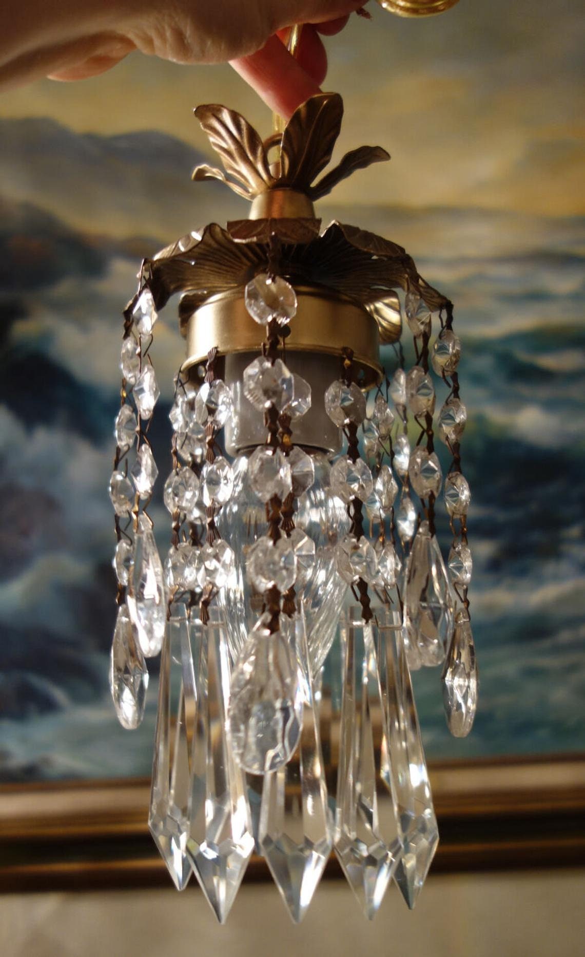 Crystal Ball Prism Pendant Glass Chandelier Hanging Ghana
