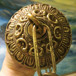 Rococo Bronze cast Brass Ceiling canopy part French set chain mounting hardware