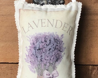 Lavender Door Pillow - Door Knob Hanger, Lavender Sachet