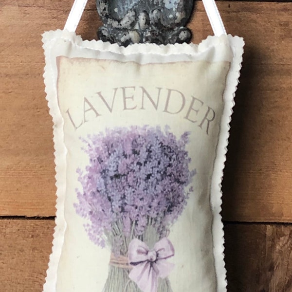 Lavender Door Pillow - Door Knob Hanger, Lavender Sachet