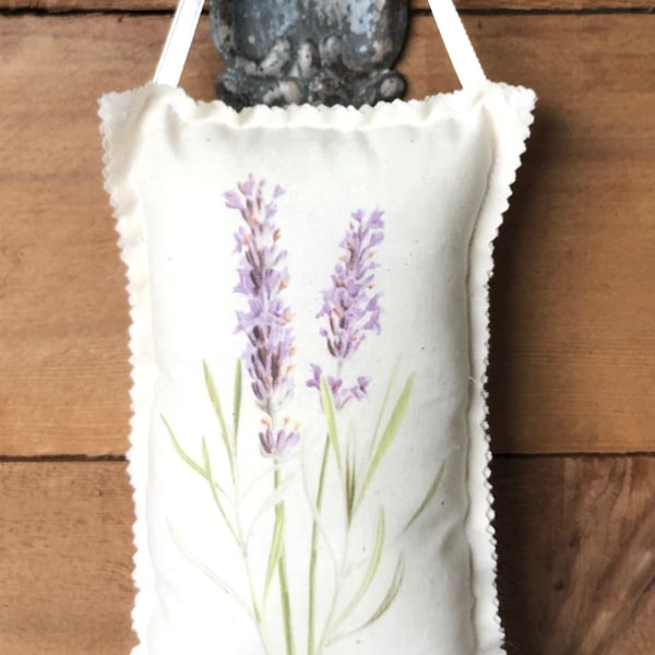 Lavender Door Hanger - Door Knob Pillow, Lavender Sachet