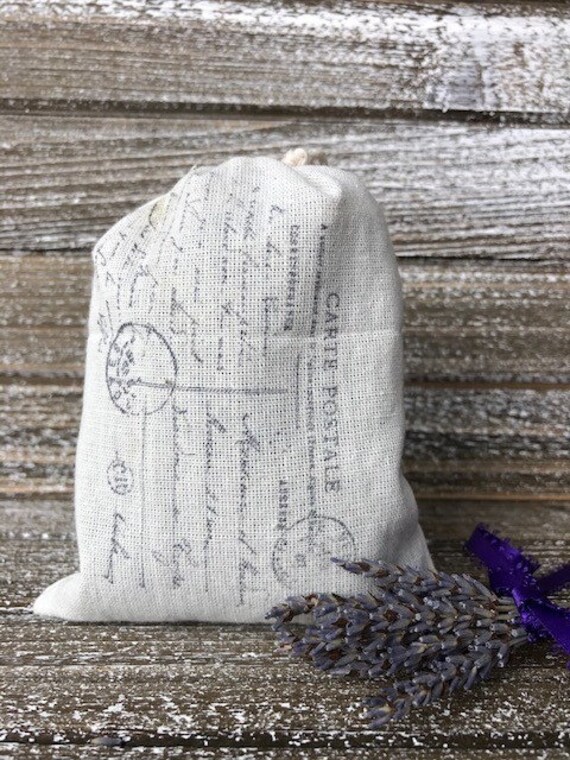 Muslin Lavender Sachet Bag Etsy Australia