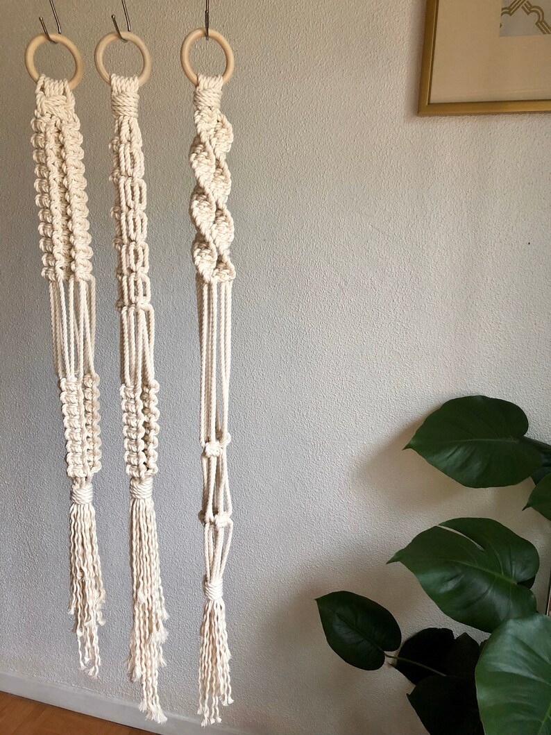 Macrame Plant Hanger / Chain Plant Hanger / Macrame Pot Etsy