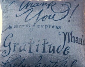 Silk and Velvet Pillow, You're the Best / Gratitude Pillow, Appreciation Gift for Coworker Employee, Charity Philanthropy