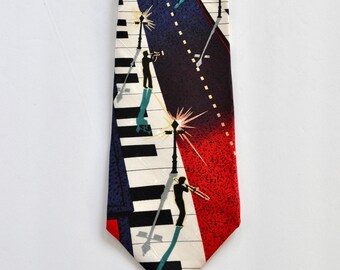 piano tie 80s