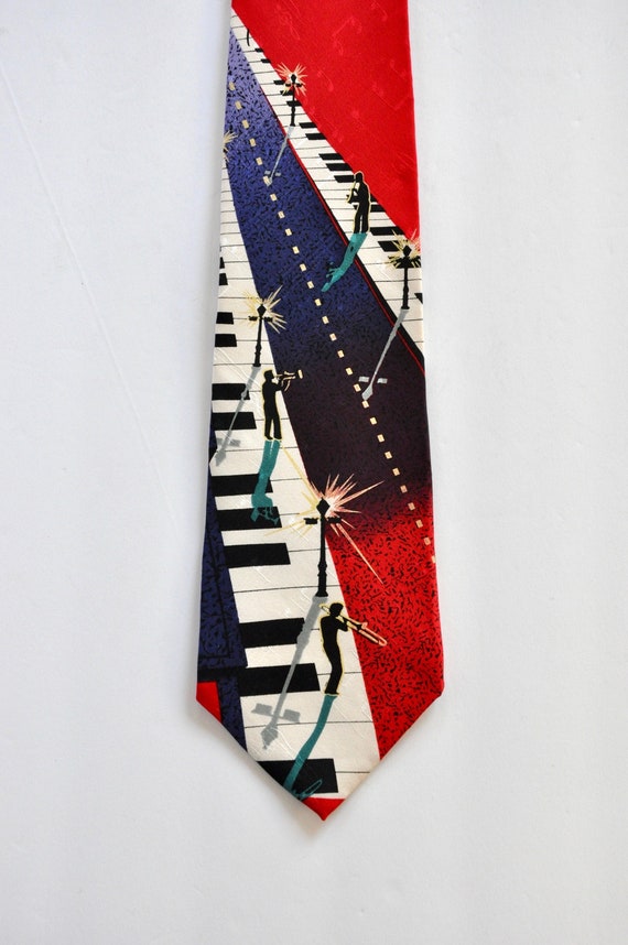 piano tie 80s