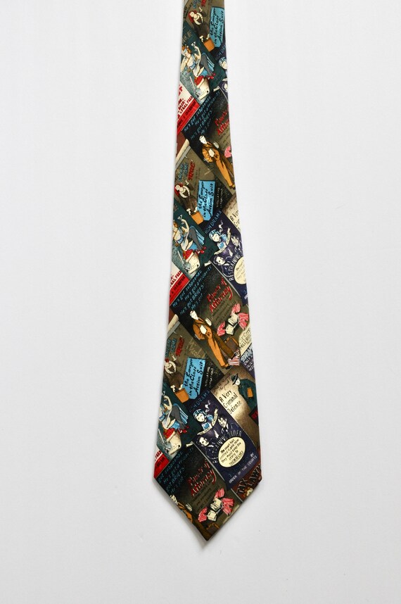 90s Lawyer Silk Tie by Nicole Miller, Power of At… - image 4