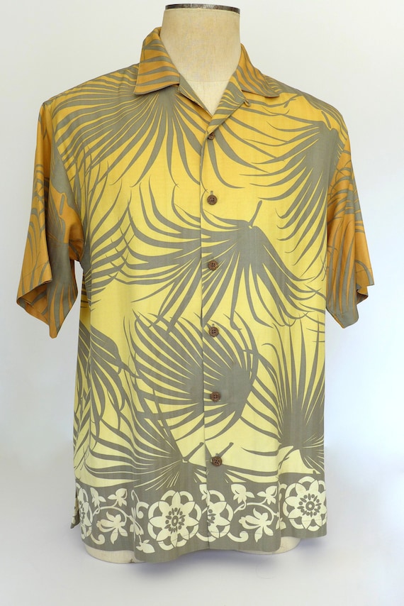 Y2K Tommy Bahama 100% Silk Hawaiian Shirt, Size Sm